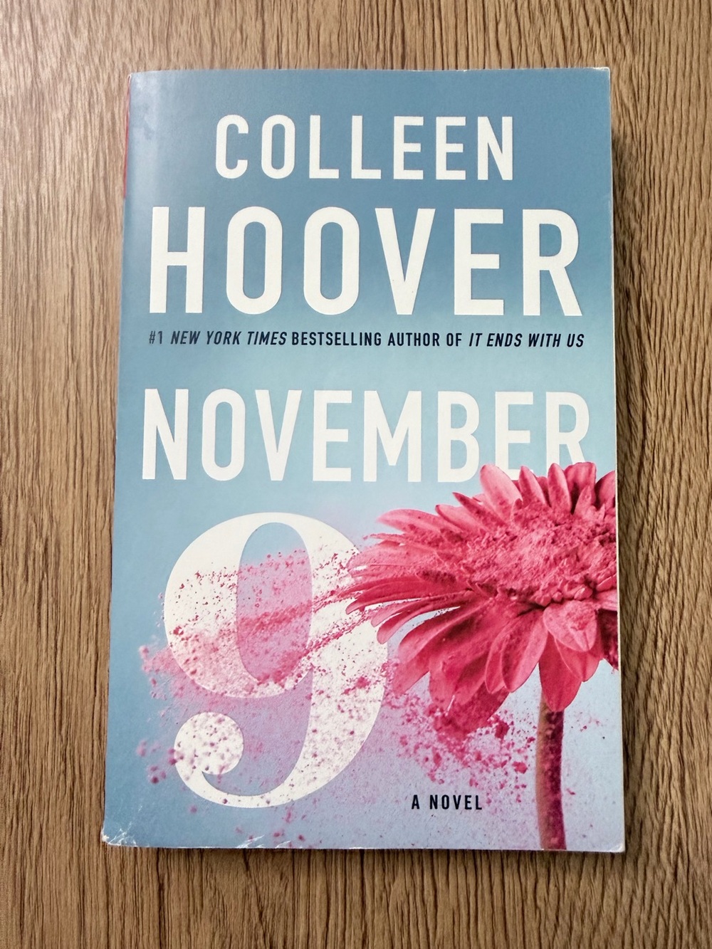 Colleen Hoover “November 9” Contemporary Romance Paperback Book